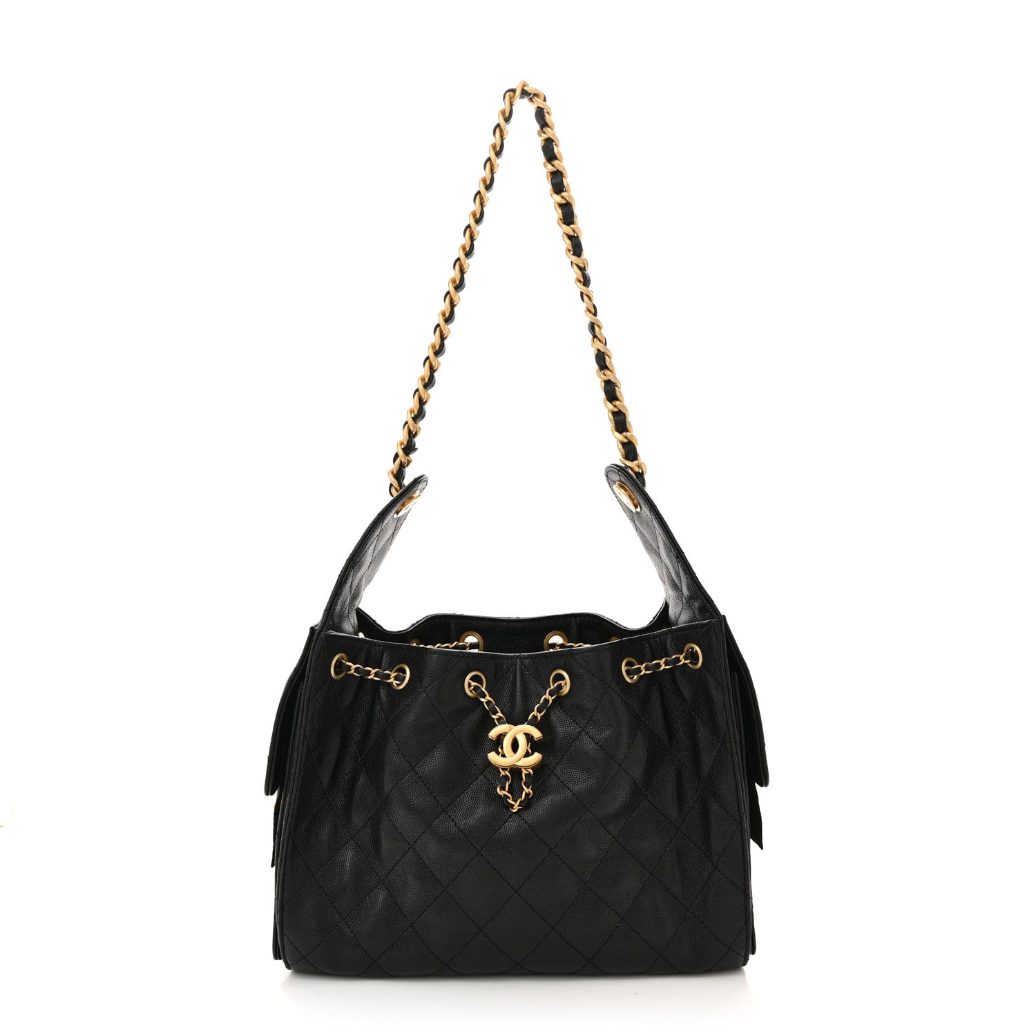 Chanel Caviar Quilted Small Chanel 25 Handbag Black 1 of 12