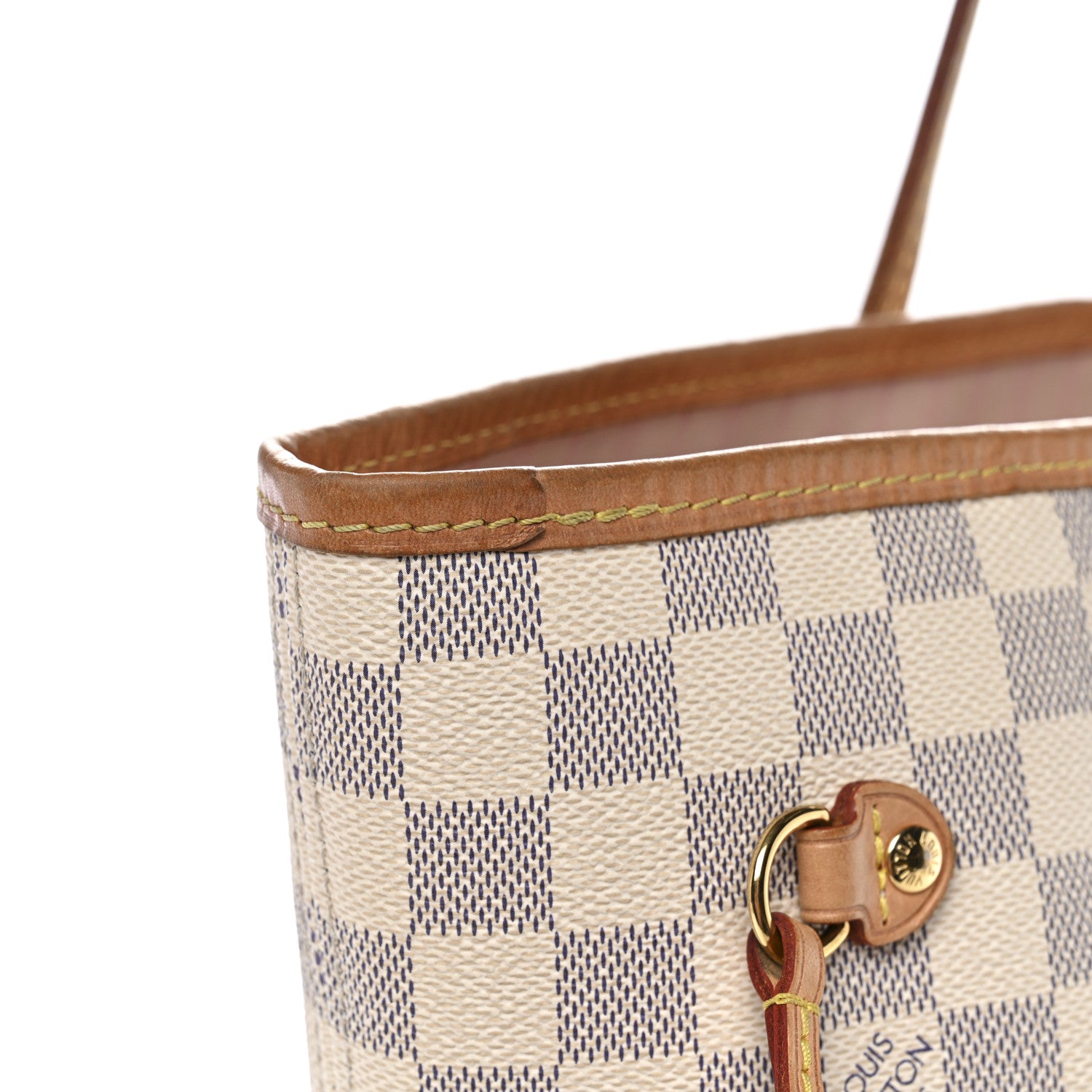 Louis Vuitton Damier Azur Neo Neverfull MM Rose Ballerine 15 of 16