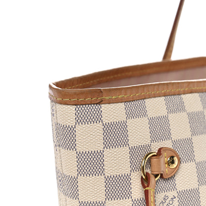 Louis Vuitton Damier Azur Neo Neverfull MM Rose Ballerine 15 of 16