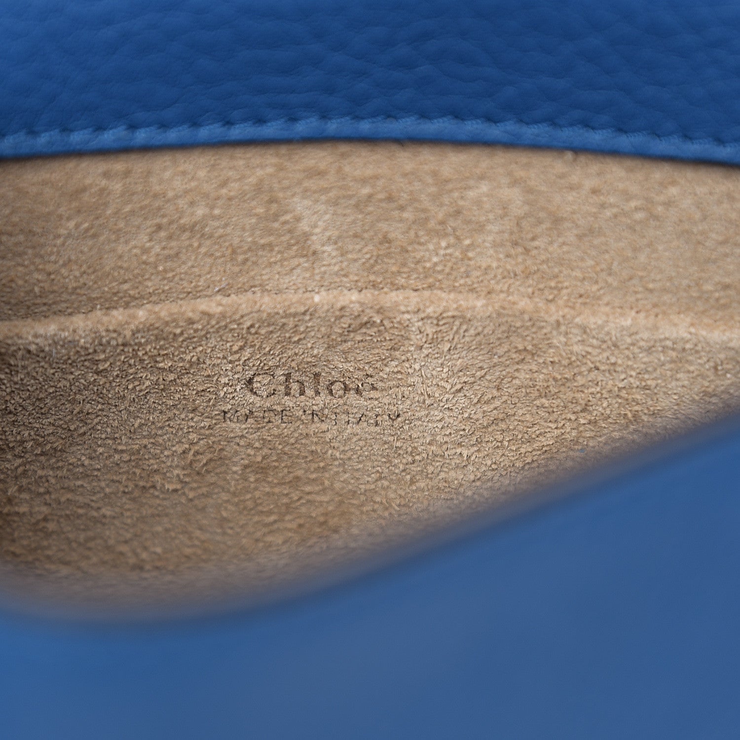 Chloe Calfskin Suede Small Nile Bracelet Bag Smoky Blue 5 of 8