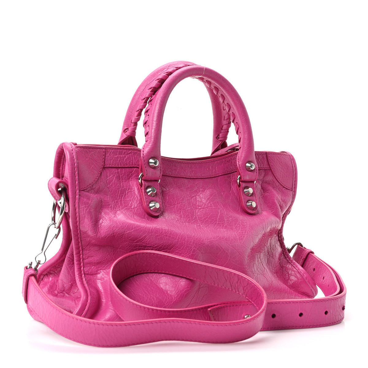 Agneau Classic Hardware Small Le City Rose Magenta