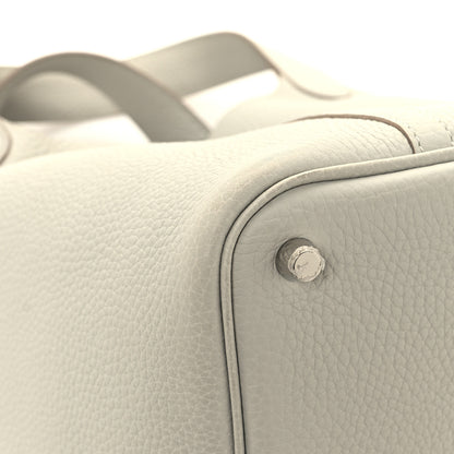 Hermes Taurillon Clemence Picotin Lock 18 PM Gris Perle 10 of 12