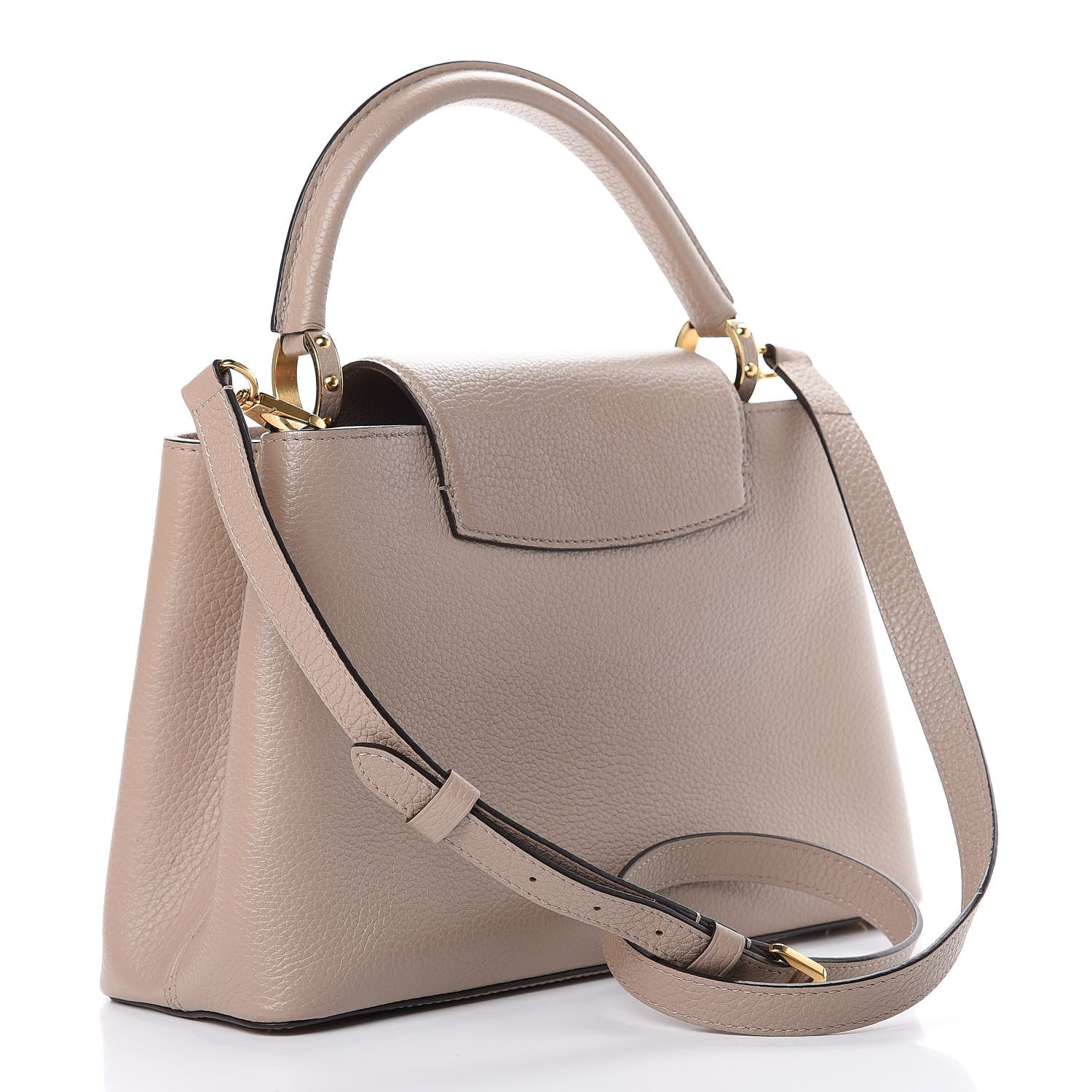 Louis Vuitton Taurillon Capucines PM Galet 2 of 13