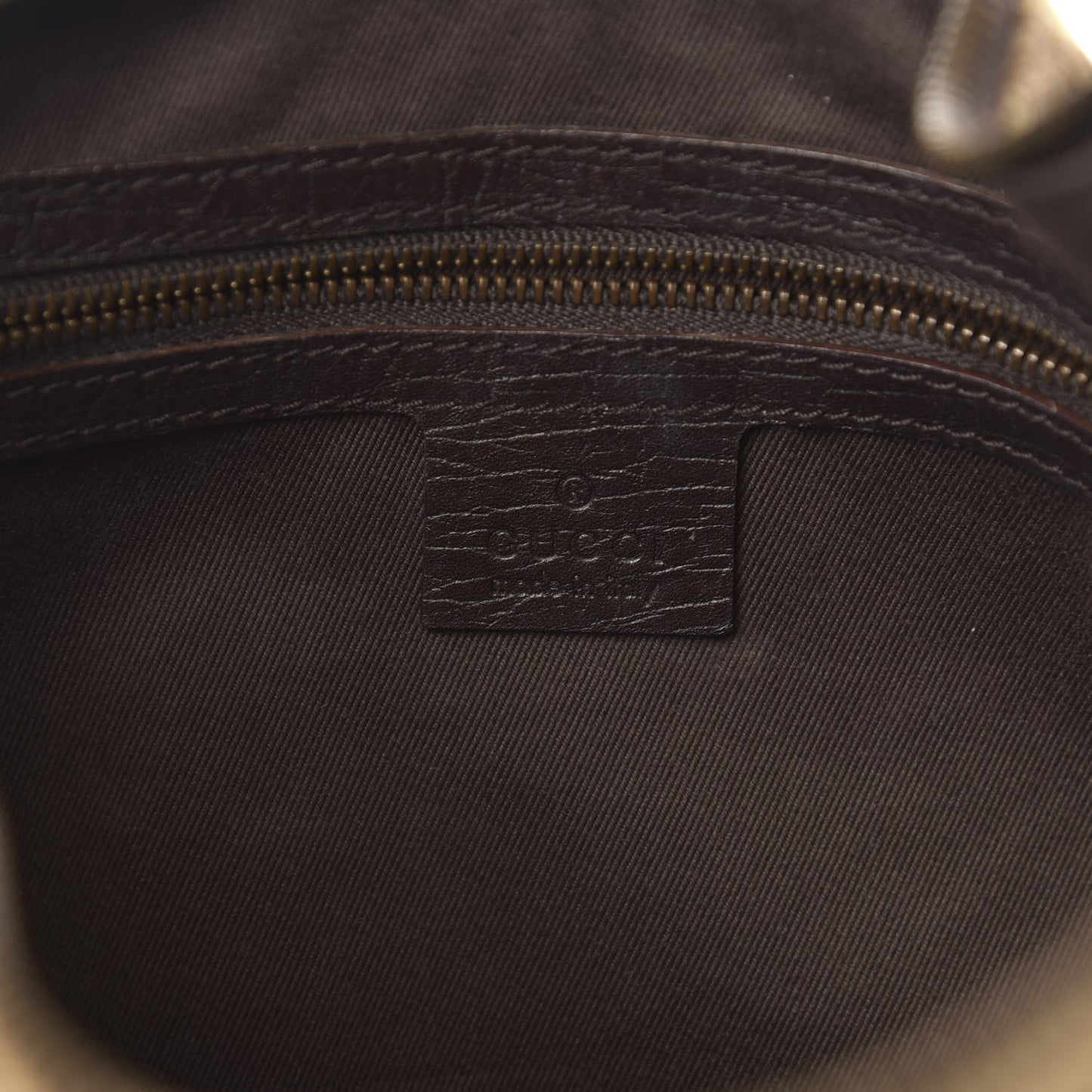 Monogram Medium Horsebit Chain Hobo Dark Brown
