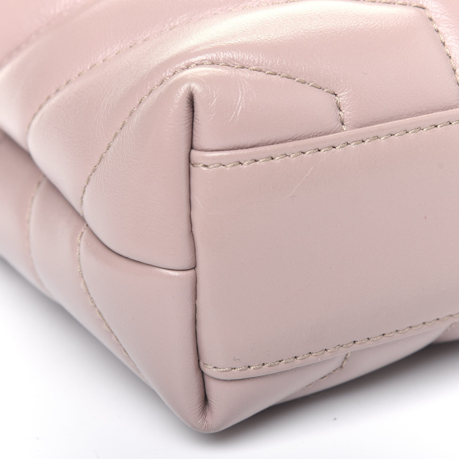 Saint Laurent Calfskin Y Quilted Monogram Toy Loulou Crossbody Bag Light Natural 13 of 21