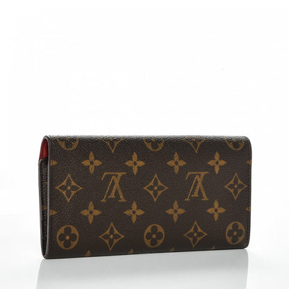 Louis Vuitton Monogram Josephine Wallet Red 3 of 7