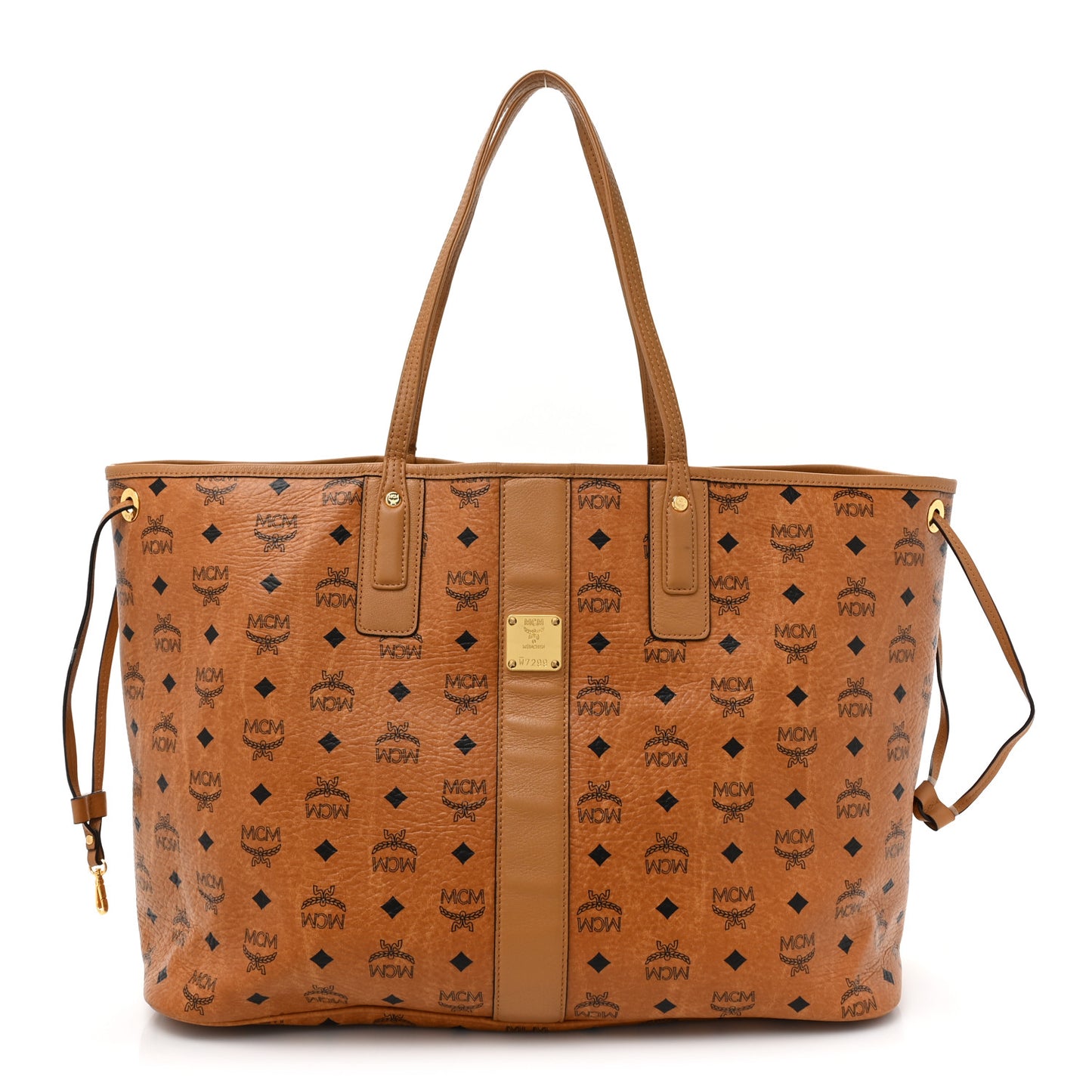 Visetos Large Liz Reversible Shopper Tote Cognac