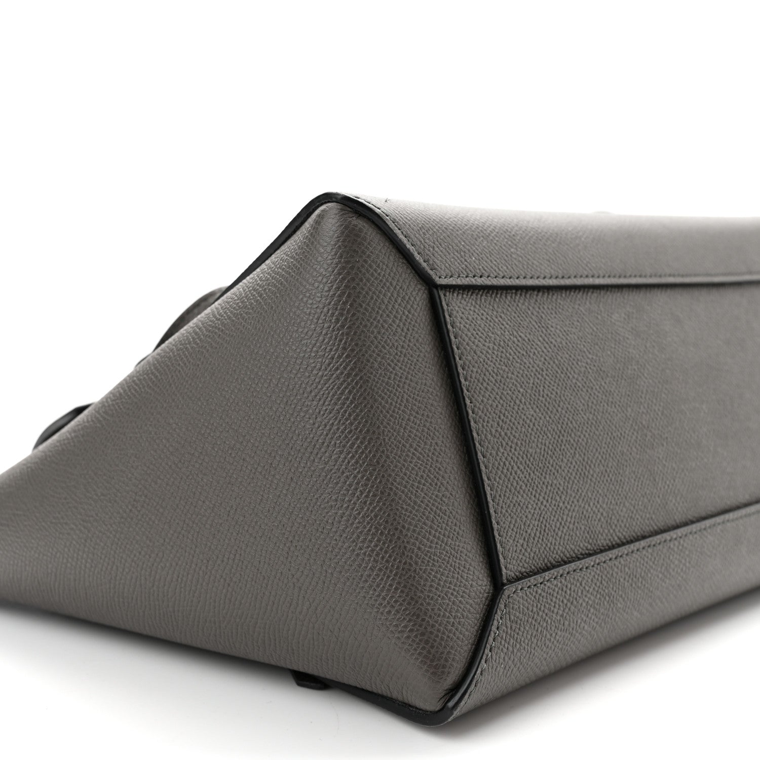 Celine Grained Calfskin Mini Belt Bag Grey 9 of 10