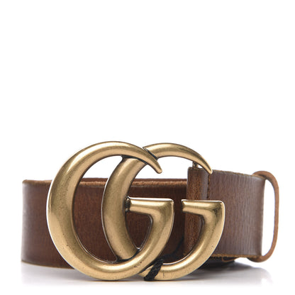 Gucci Faded Calfskin Double G 40mm Belt 70 28 Cuir 1 of 5