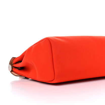 Hermes Vache Hunter Toile Herbag Zip 31 PM Orange 9 of 11