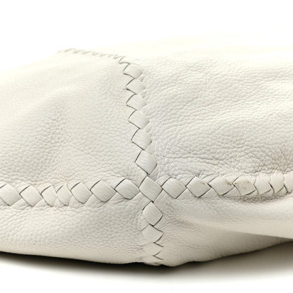 Bottega Veneta Cervo Deerskin Large Hobo White 8 of 15