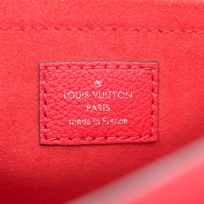 Louis Vuitton Soft Calfskin Mylockme Chain Bag BB Rubis 6 of 11