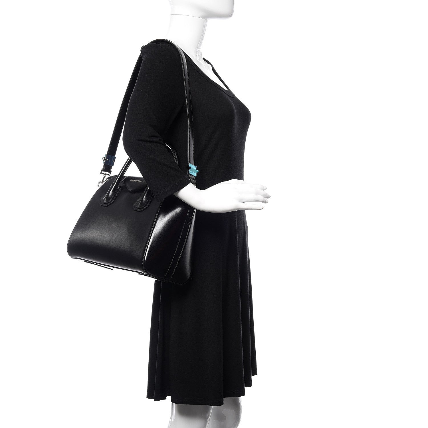 Givenchy Shiny Lord Calfskin Small Antigona Black 2 of 11