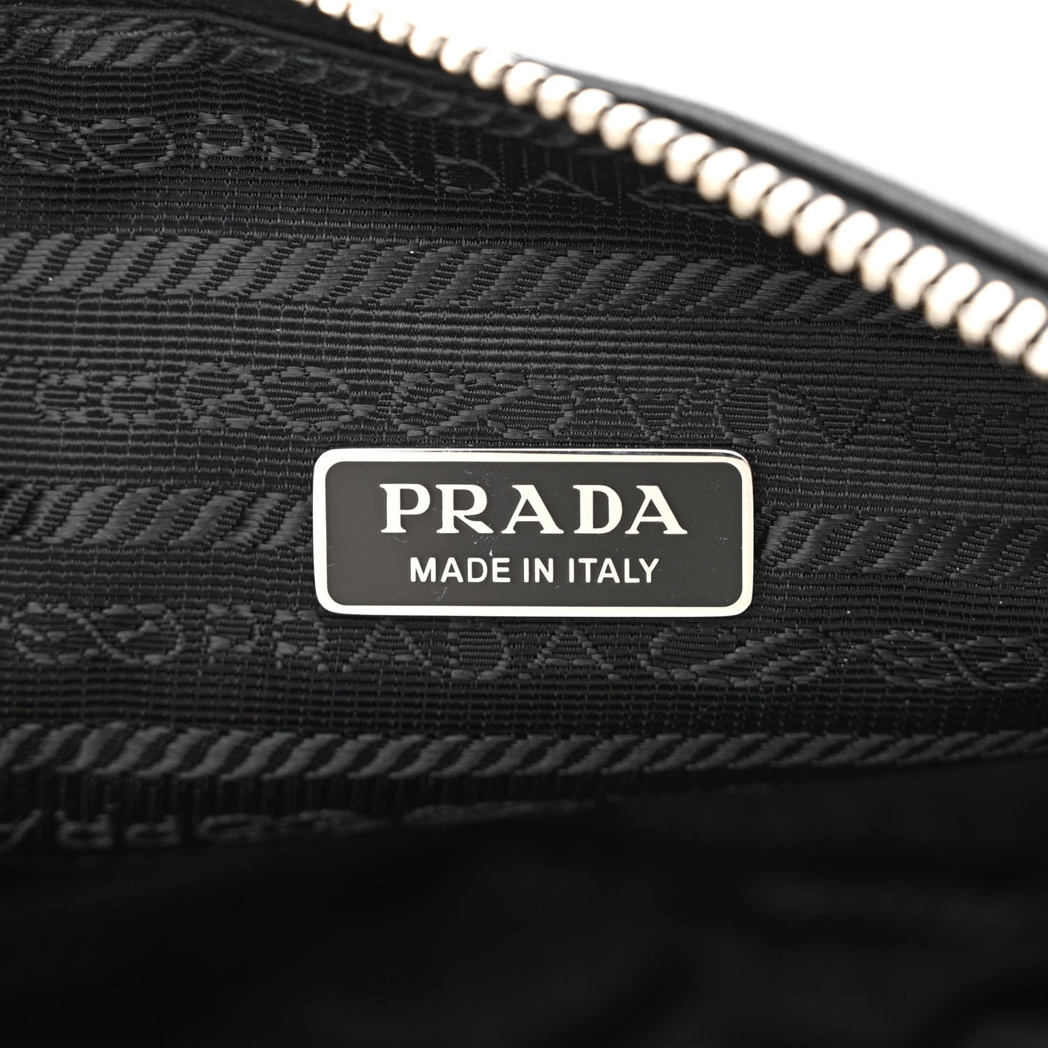 Prada Grace Lux Triangle Shoulder Bag Black 6 of 12