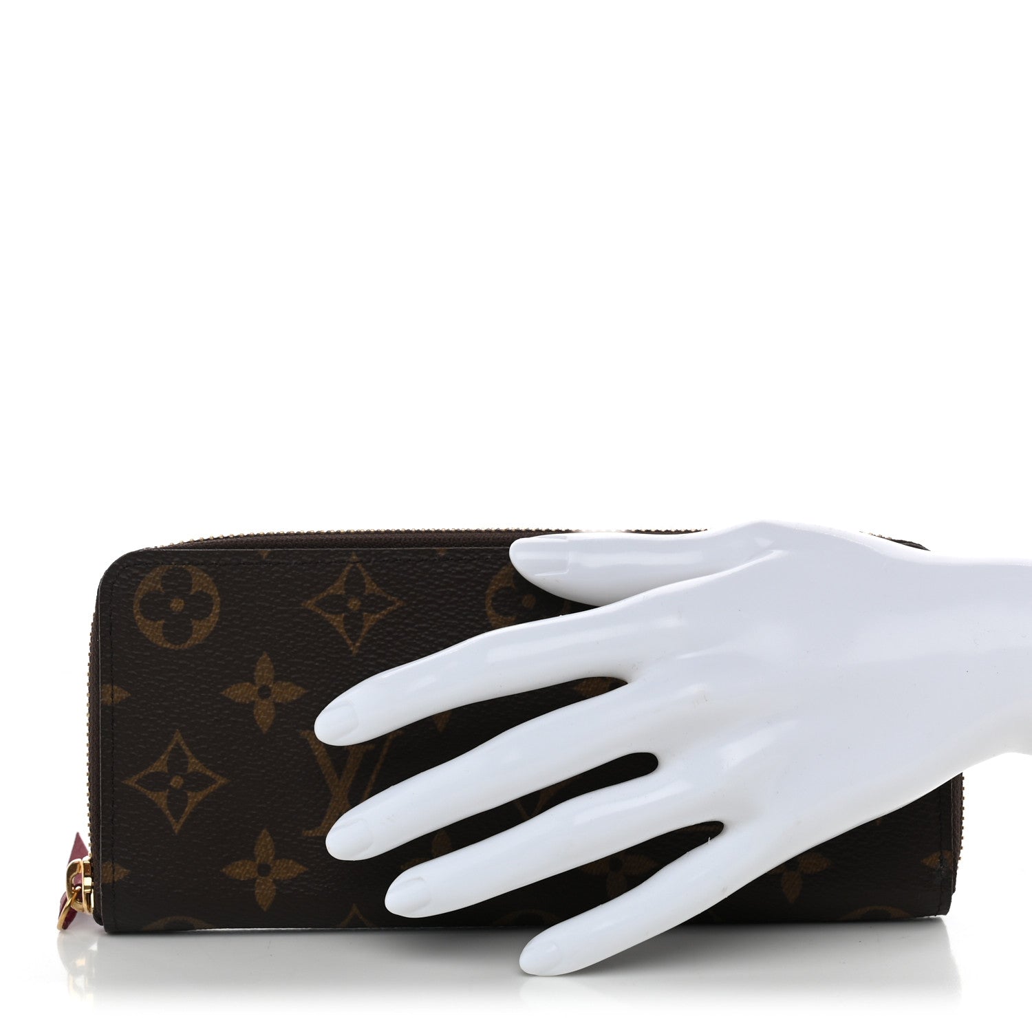 Louis Vuitton Monogram Clemence Wallet Fuchsia 2 of 8