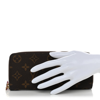 Louis Vuitton Monogram Clemence Wallet Fuchsia 2 of 8