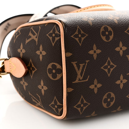 Louis Vuitton Monogram Speedy Bandouliere 20 Black 8 of 10