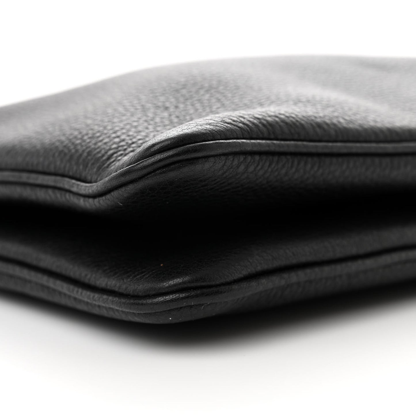 Vitello Phenix Double Zip Crossbody Bag Black