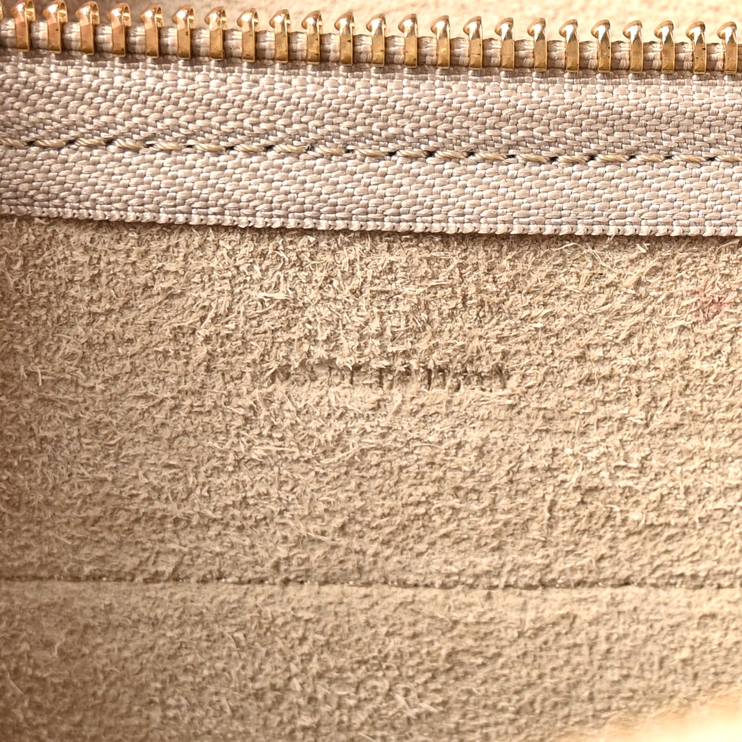 Grained Calfskin Nano Belt Bag Light Taupe