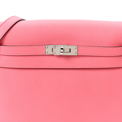Hermes Evercolor Kelly Danse II Belt Bag Rose Azalee 6 of 9