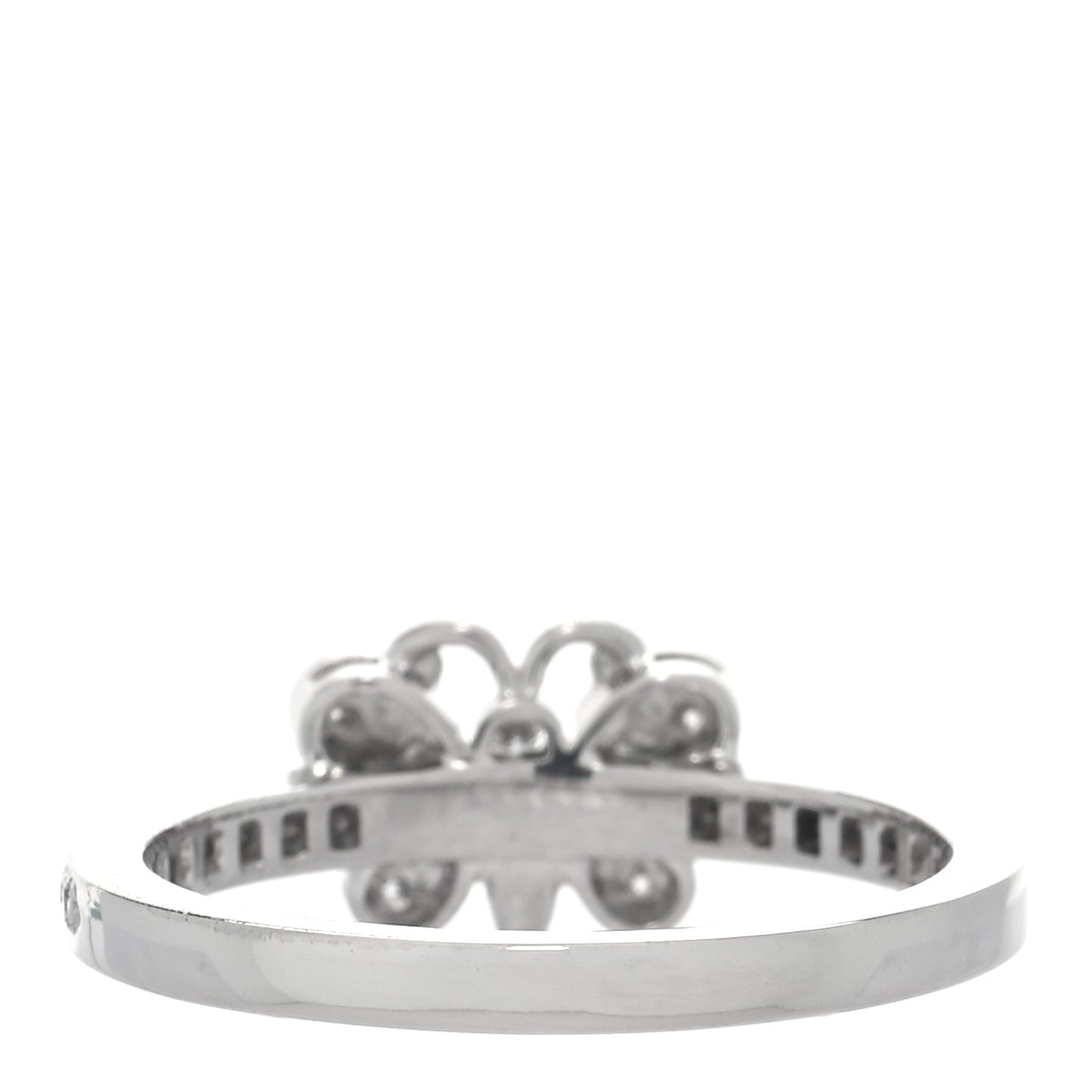 Platinum Diamond Enchant Butterfly Ring 50 5.5