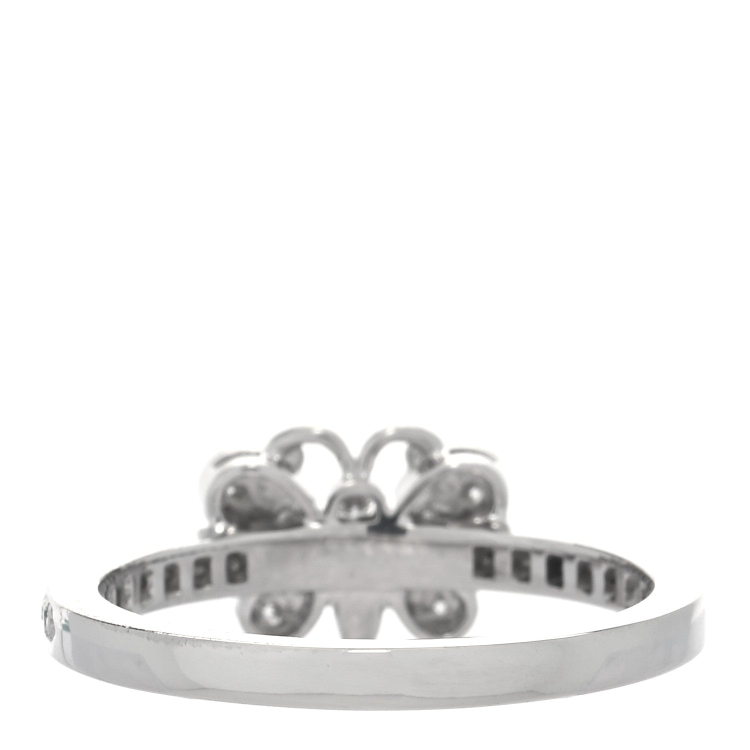 Tiffany Platinum Diamond Enchant Butterfly Ring 50 5.5 3 of 7