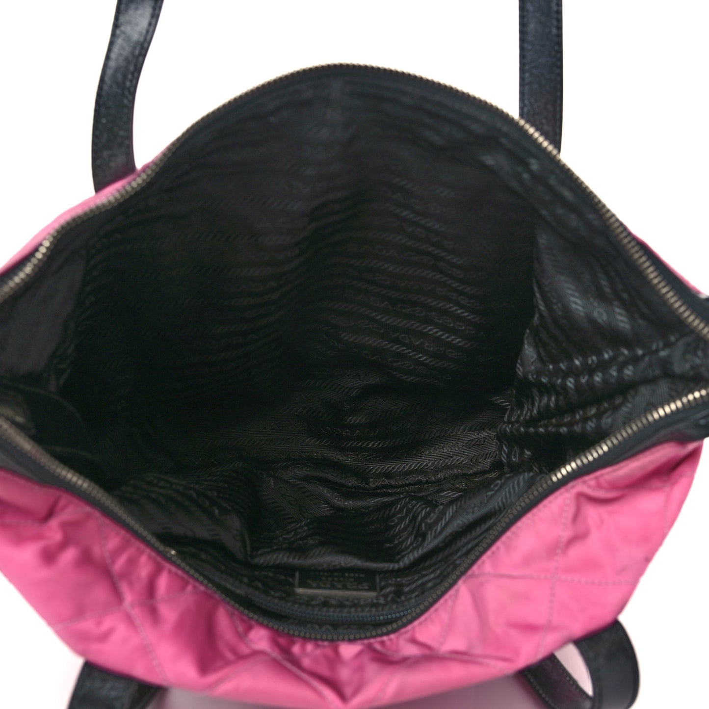 Tessuto Nylon Quilted Shoulder Bag Begonia