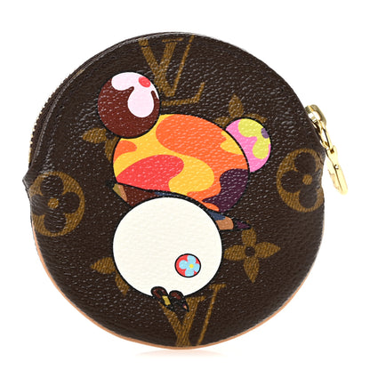 Louis Vuitton Monogram Panda Round Coin Purse 3 of 8