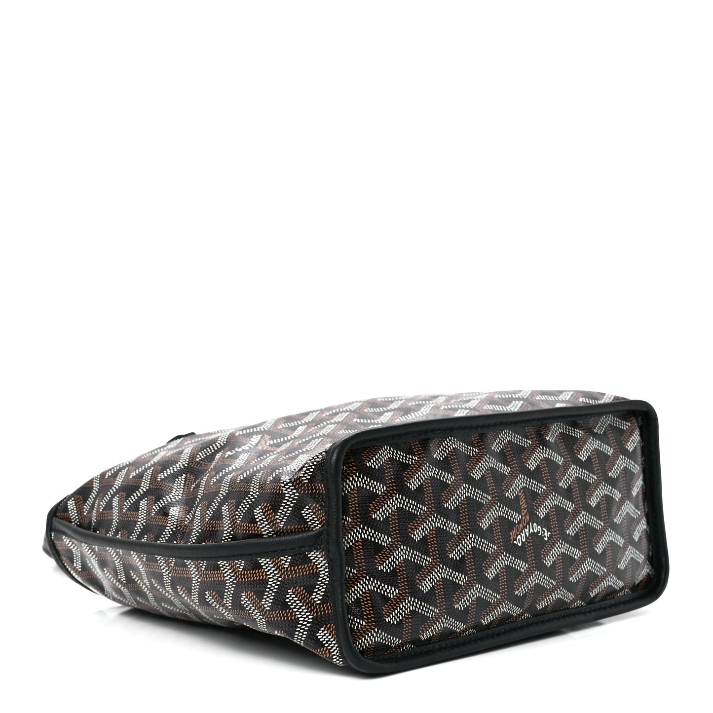Goyardine Reversible Mini Anjou Black
