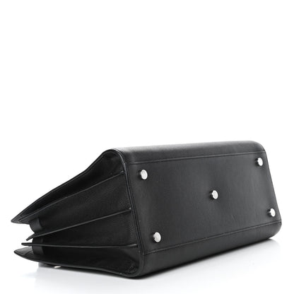 Saint Laurent Grained Calfskin Small Sac De Jour Black 3 of 8