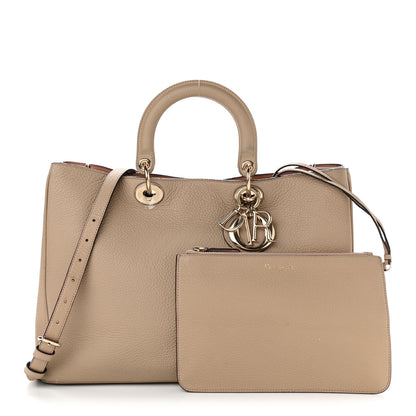 Christian Dior Bullcalf Large Diorissimo Tote Beige Petale 1 of 28
