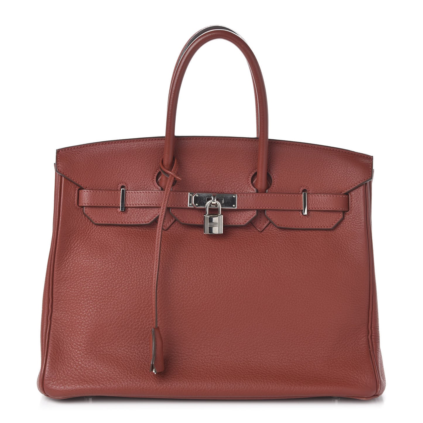 Taurillon Clemence Birkin 35 Rouge Venetian