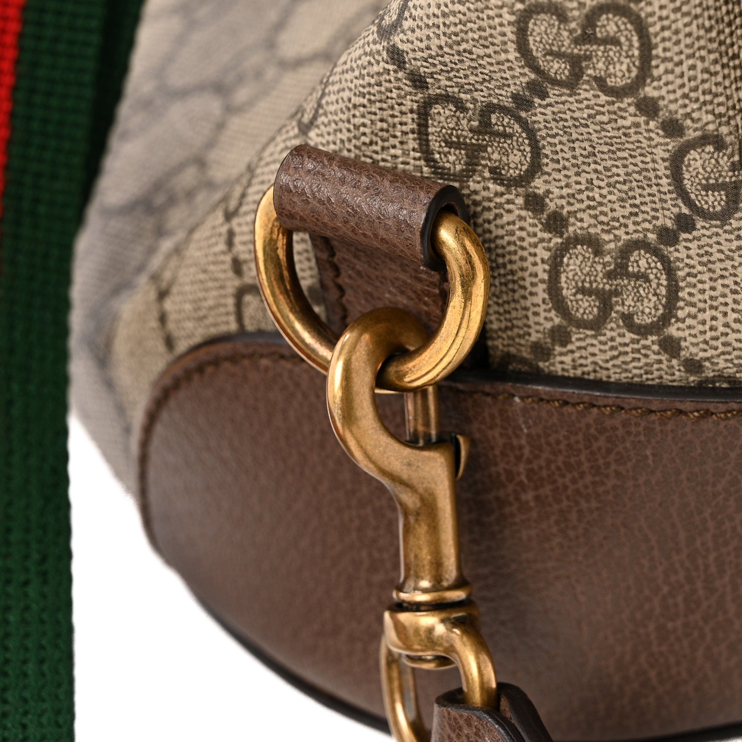 Gucci GG Supreme Monogram Neo Vintage Drawstring Bucket Backpack