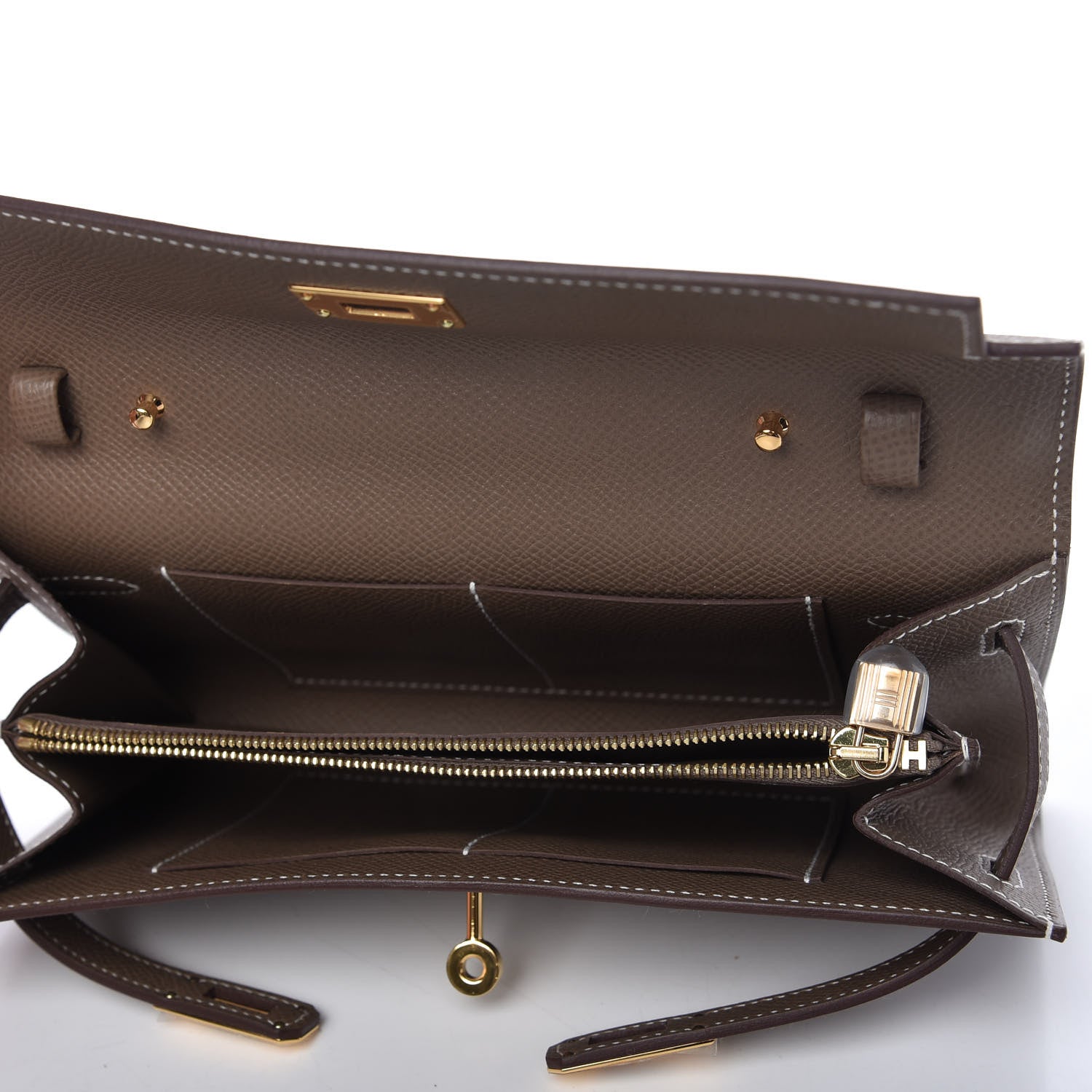 Hermes Epsom Kelly Wallet To Go Etoupe 5 of 10