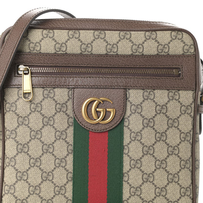 Gucci GG Supreme Monogram Web Small Ophidia Messenger Bag Brown 7 of 9