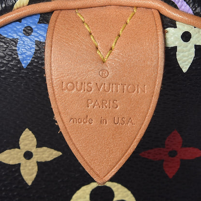 Louis Vuitton Monogram Multicolor Speedy 30 Black 6 of 8