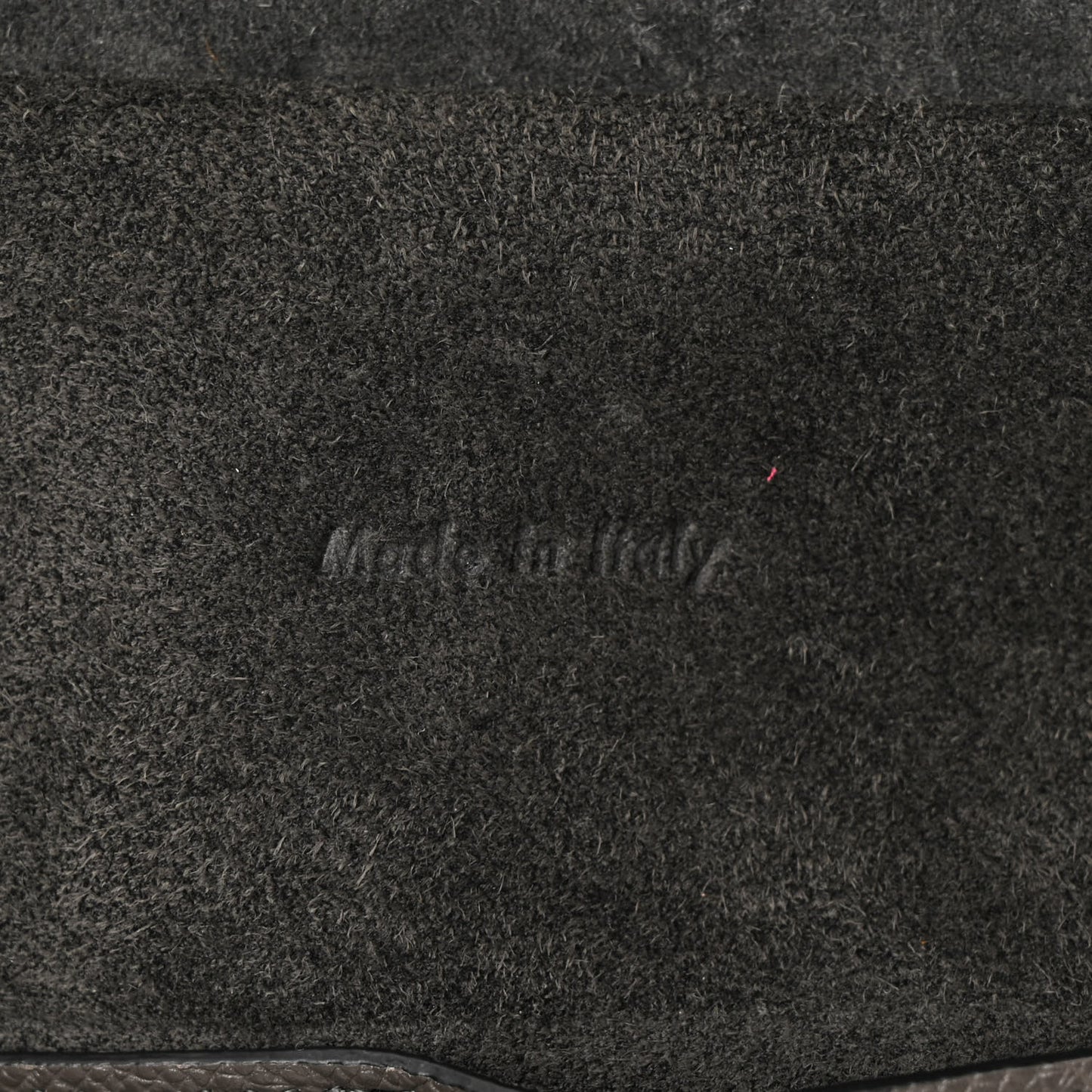 Grained Calfskin Mini Belt Bag Grey