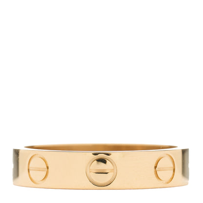 Cartier 18K Yellow Gold 3.5mm LOVE Wedding Band Ring 47 4 1 of 5