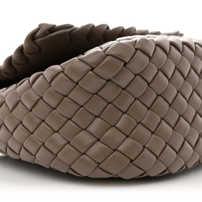 Bottega Veneta Nappa Intreccio Mini Cobble Shoulder Bag Taupe Grey 9 of 10