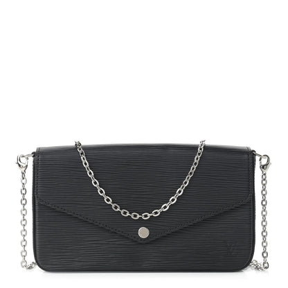 Louis Vuitton Epi Pochette Felicie Black 1 of 9