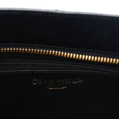 Chanel Caviar Quilted Medallion Tote Black 6 of 10