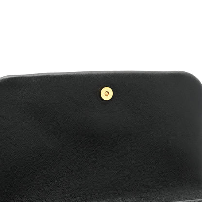 Louis Vuitton Calfskin Bubblegram Wallet On Strap Black 10 of 10
