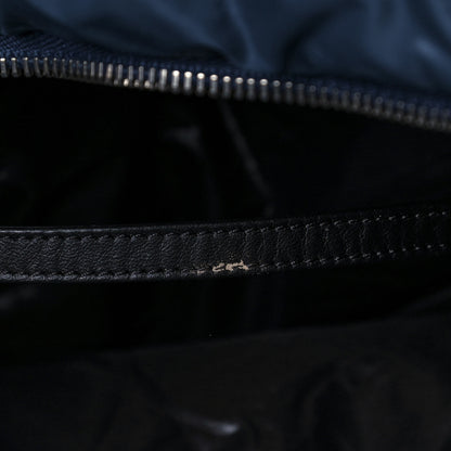Chanel Nylon Quilted Large Coco Cocoon Tote Blue 13 of 13