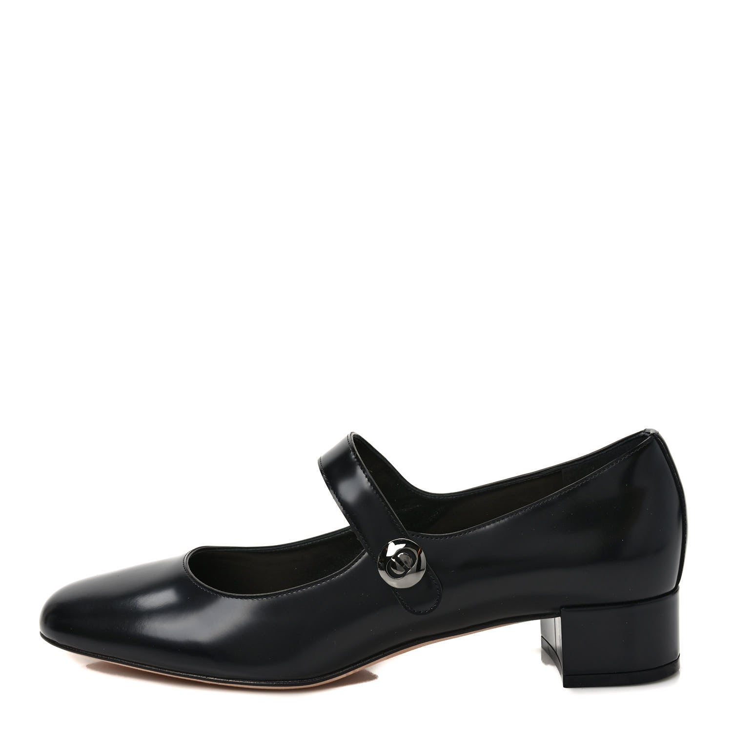 Christian Dior Brushed Calfskin Uniform 30mm Pumps 40.5 Black 1 of 8