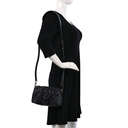 Louis Vuitton Reverse Monogram Eclipse Keepall XS Black 2 of 10
