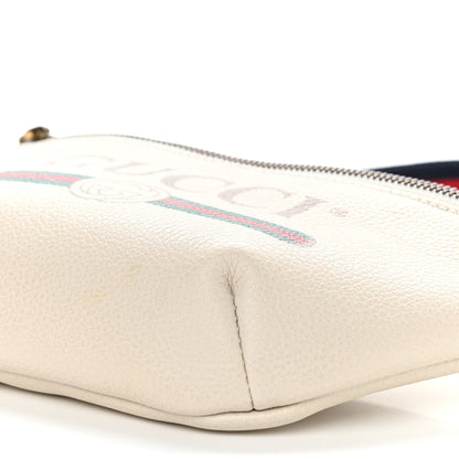 Gucci Grained Calfskin Small Logo Belt Bag White 9 of 9