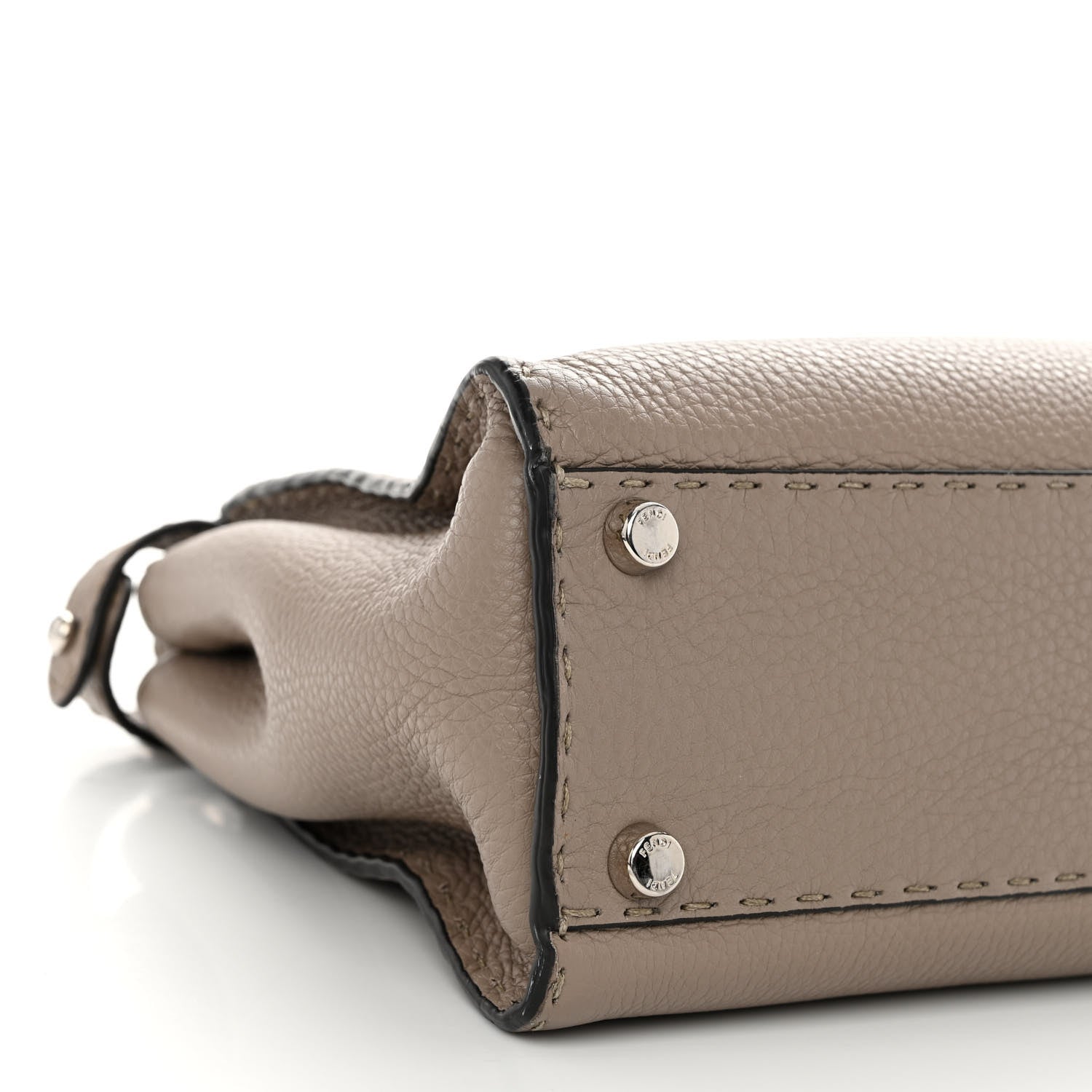 Fendi Cuoio Romano Selleria Medium Peekaboo Iconic Satchel Corda 9 of 10