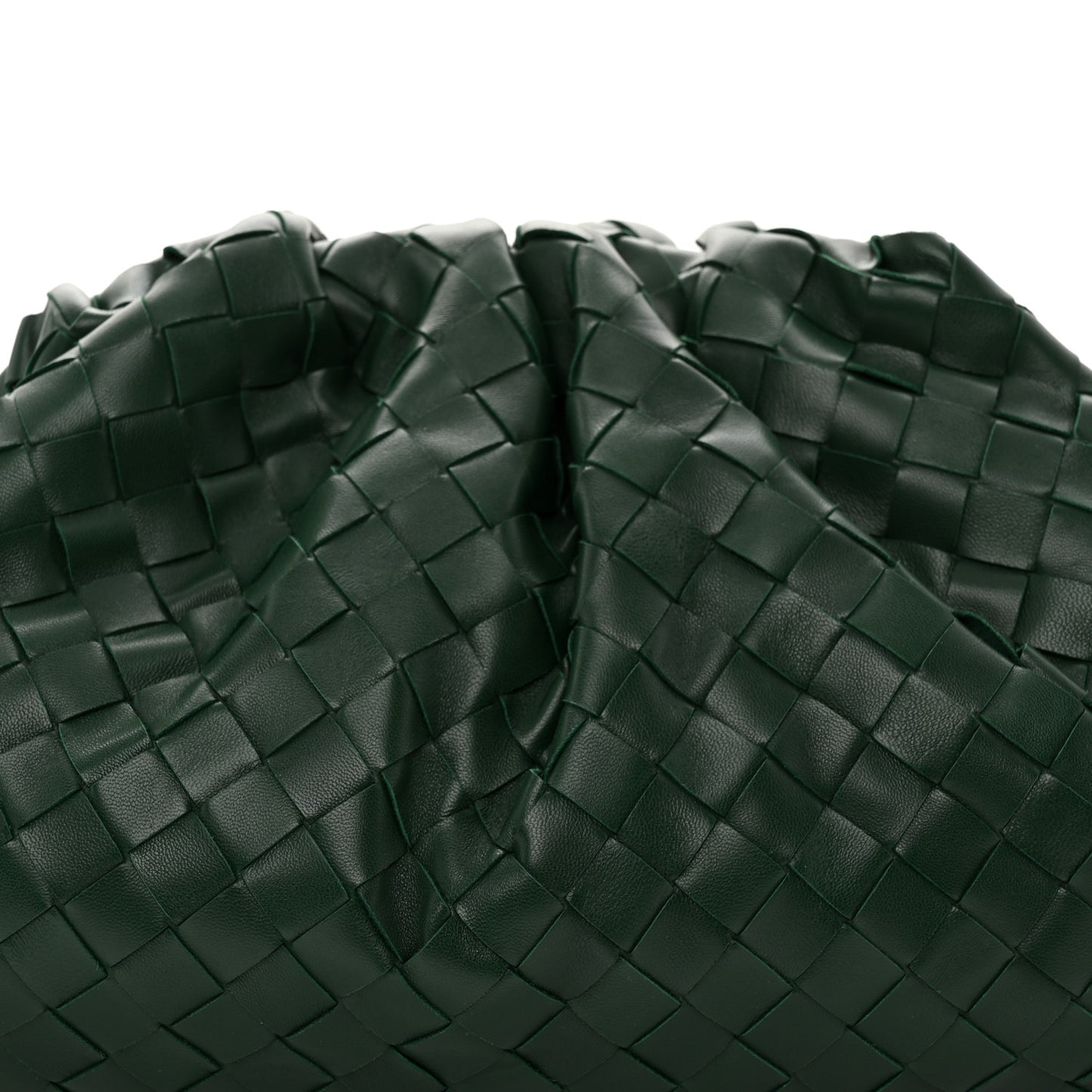 Nappa Maxi Intrecciato The Pouch Oversized Clutch Raintree