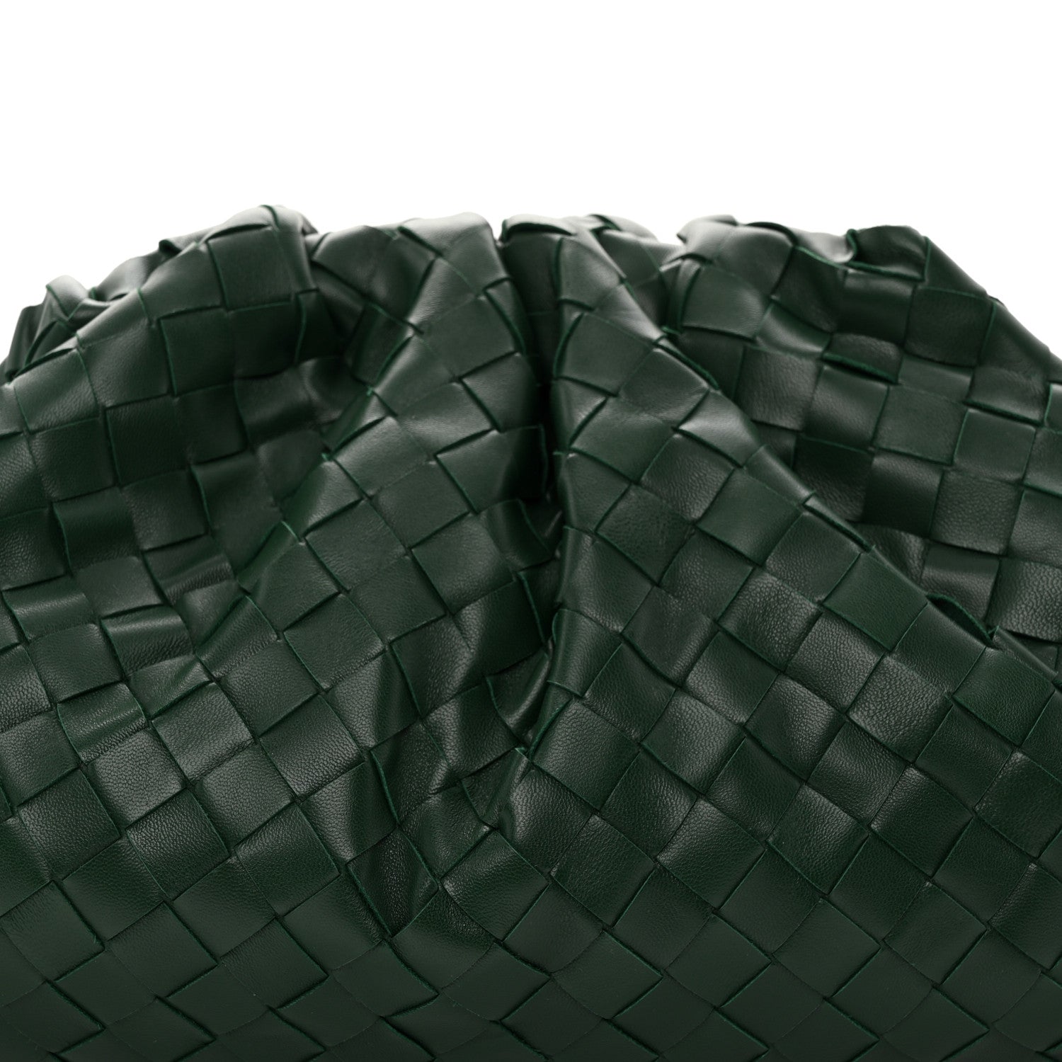 Bottega Veneta Nappa Maxi Intrecciato The Pouch Oversized Clutch Raintree 8 of 8