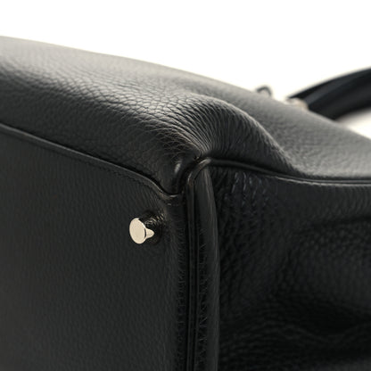 Hermes Taurillon Clemence Kelly Retourne 35 Black 9 of 11